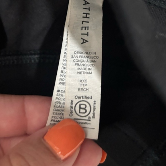 Athleta Get Set Hybrid Black Jogger Pants Size XXS - Picture 5 of 6